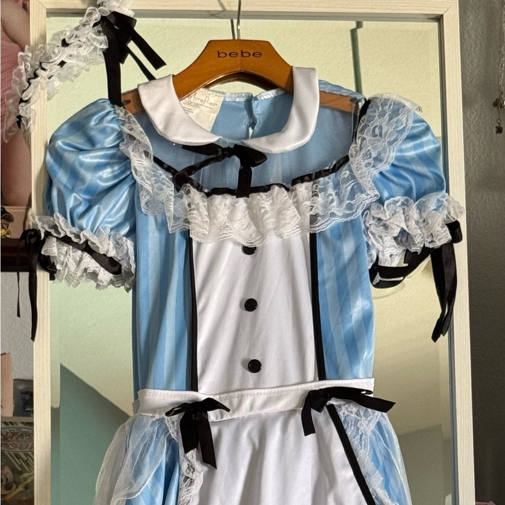 Alice in Wonderland, Blue and White Kids Costume